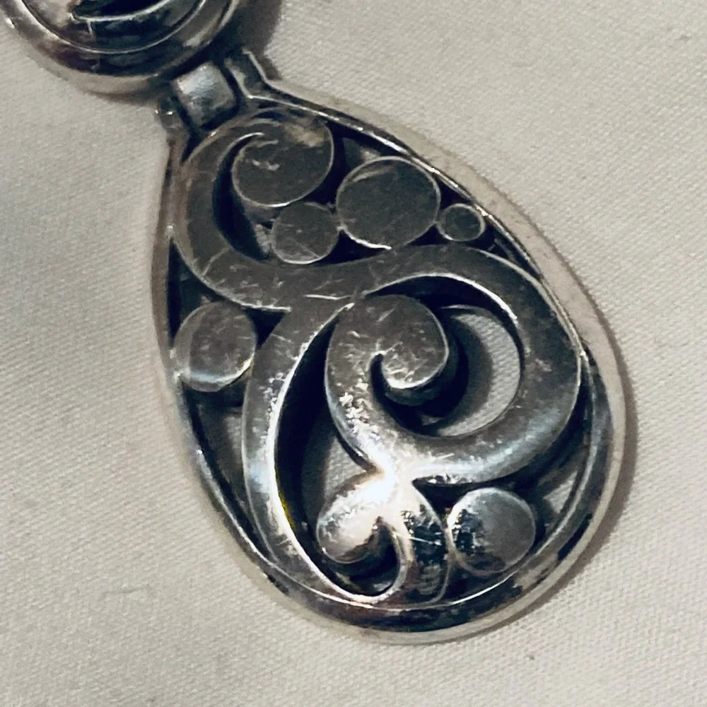 Brighton Contempo key fob silver plated - Picture 3 of 14